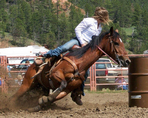 barrel-racing